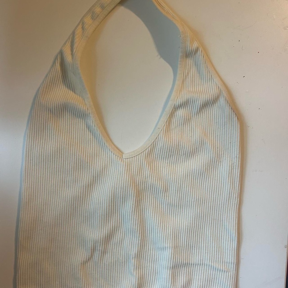 Urban Outfitters white Ribbed Top